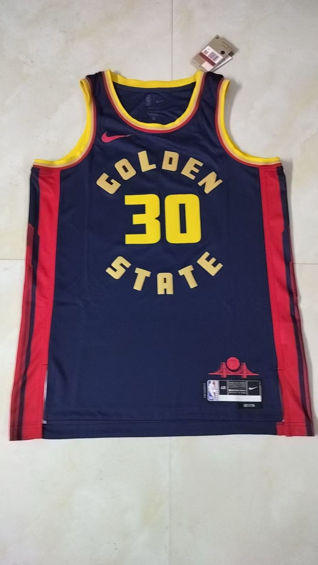 Men Golden State Warriors 30 Curry Blue Nike NBA 2024-25 Season Jerseys->toronto raptors->NBA Jersey